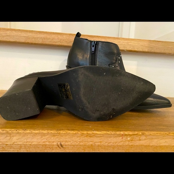 Leather Ankle Boots - Picture 2 of 3